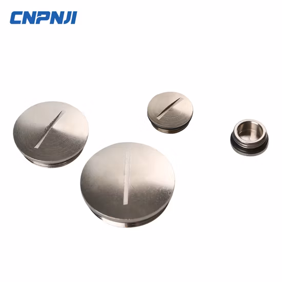 Messing-Metall-Schraubstopfen mit hoher Qualität