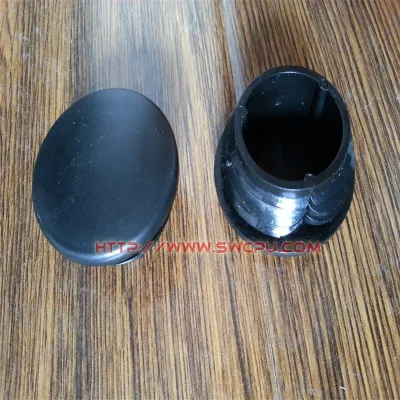Kundenspezifischer runder Schraubverschluss/Stopfen aus schwarzem PP-Kunststoff für Rohre
